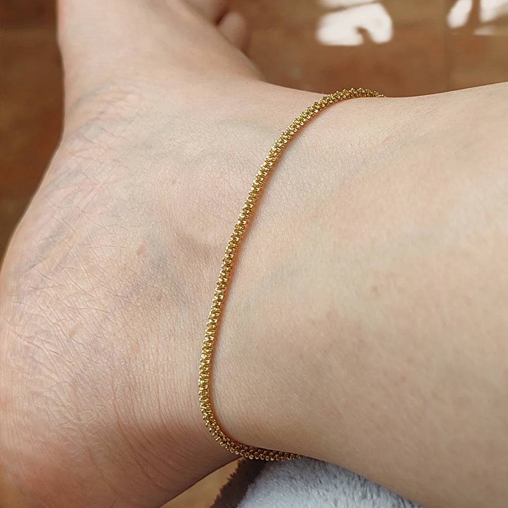 Gold Color Cauliflower Anklet Bracelet