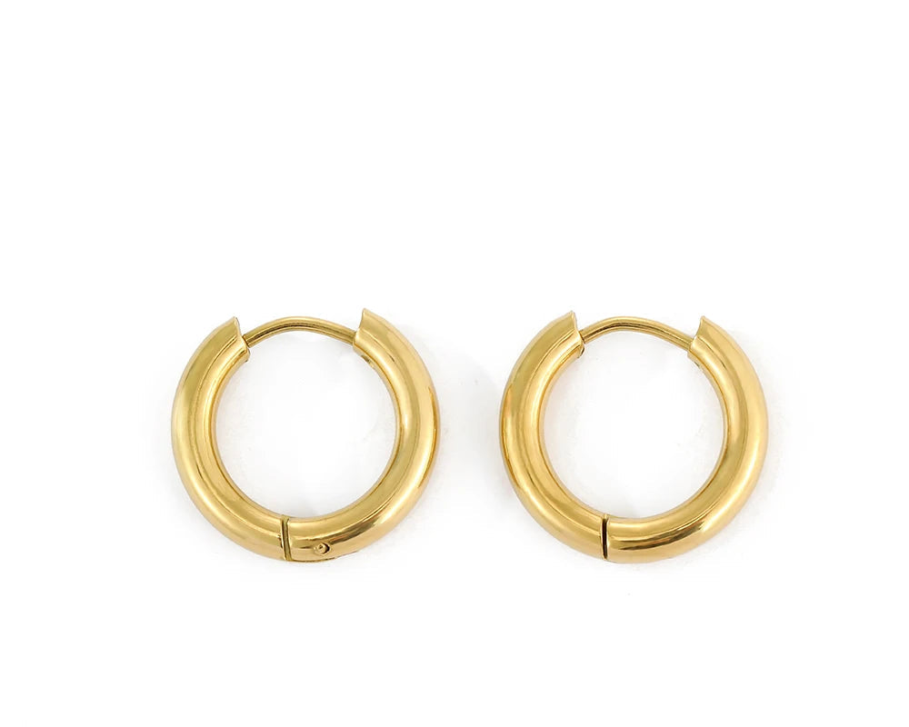 Round Glossy Earrings