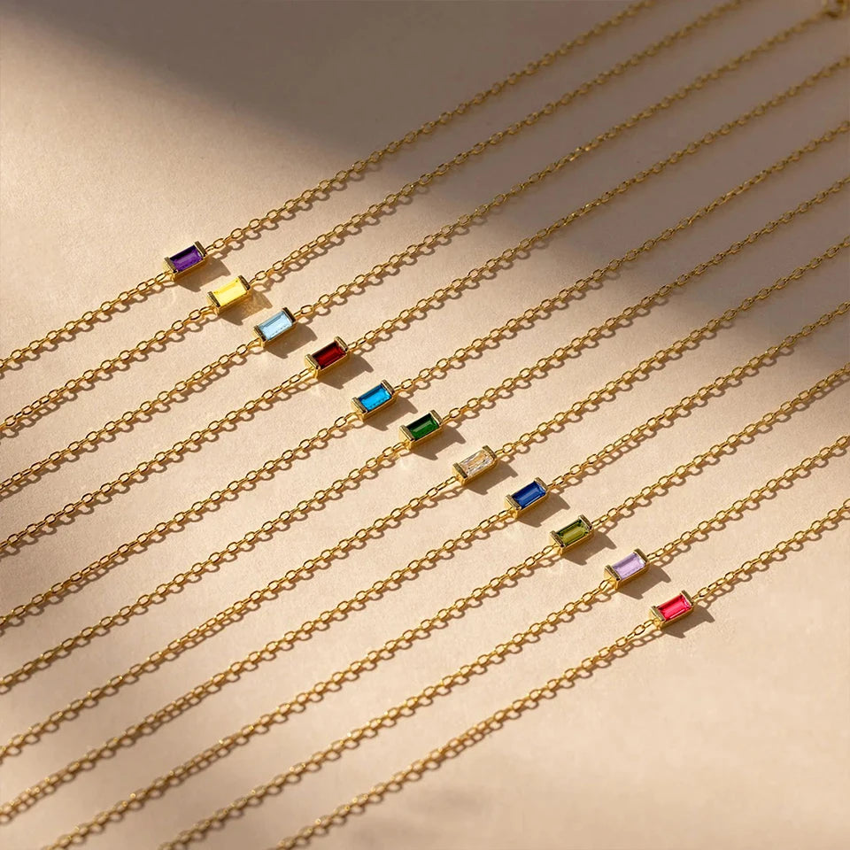 Colorful Cubic Zirconia Pendant