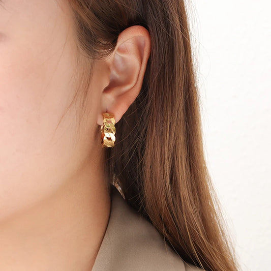 Chain Hoop Earrings