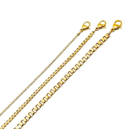 Snake Box Chain Chocker Necklace