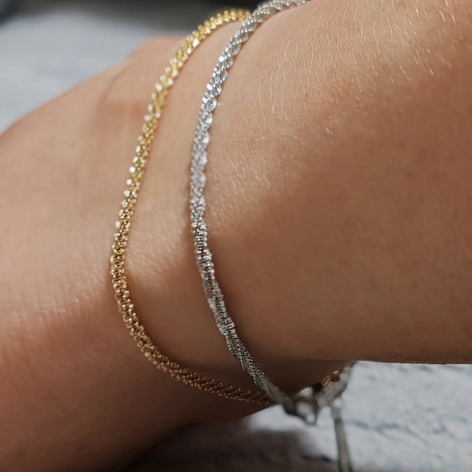Gold Color Cauliflower Anklet Bracelet
