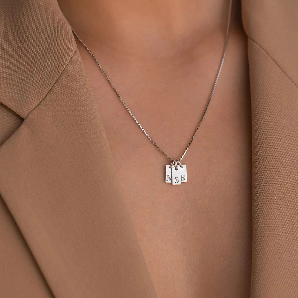 Initial Letter Name  Necklace