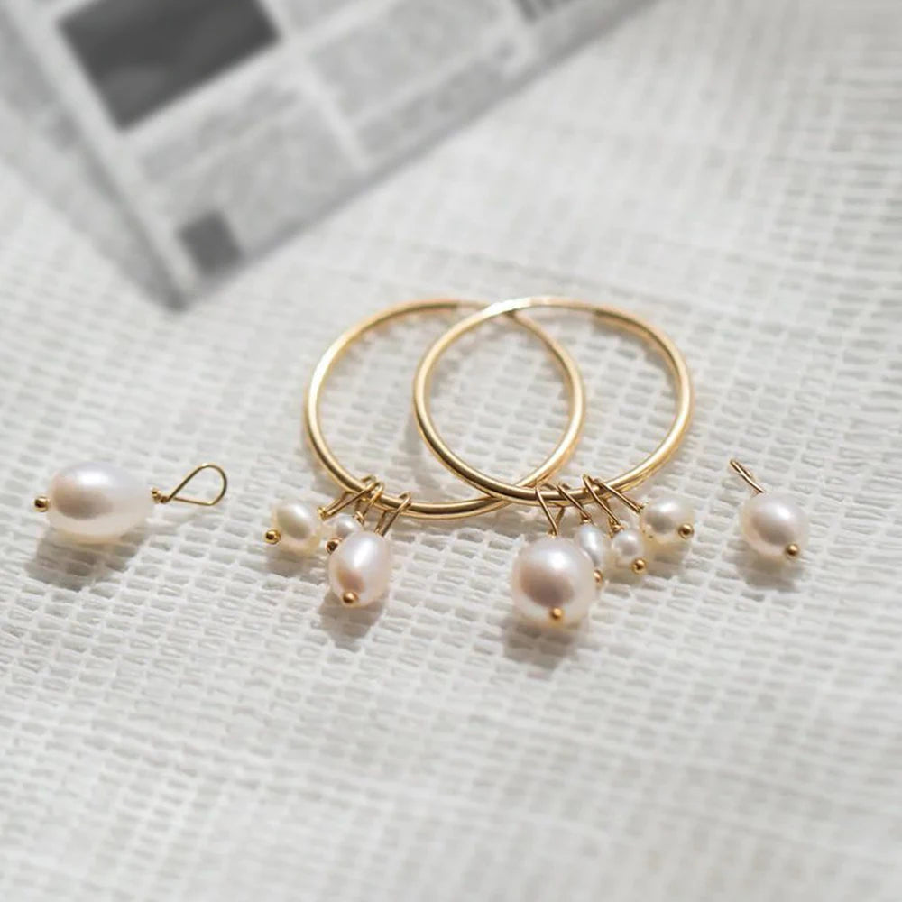 5PCS Freshwater Pearl Earrings