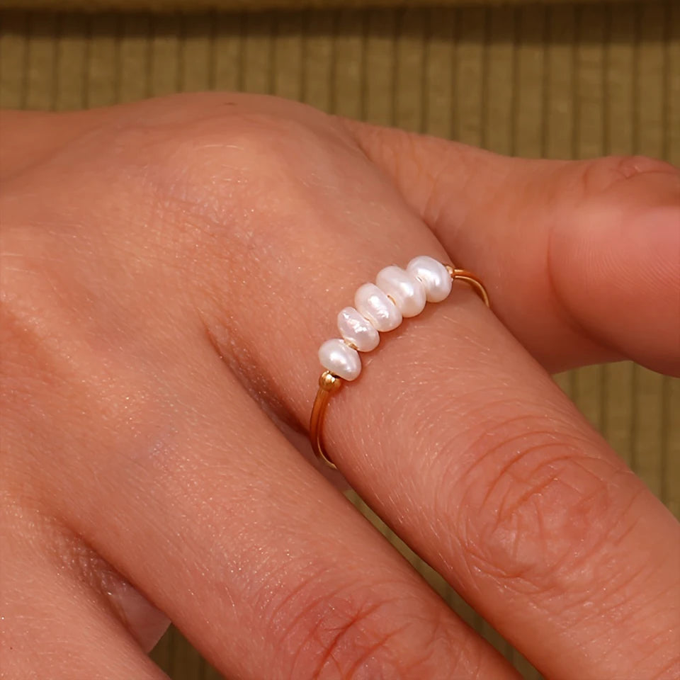 Freshwater Pearls Round Rings