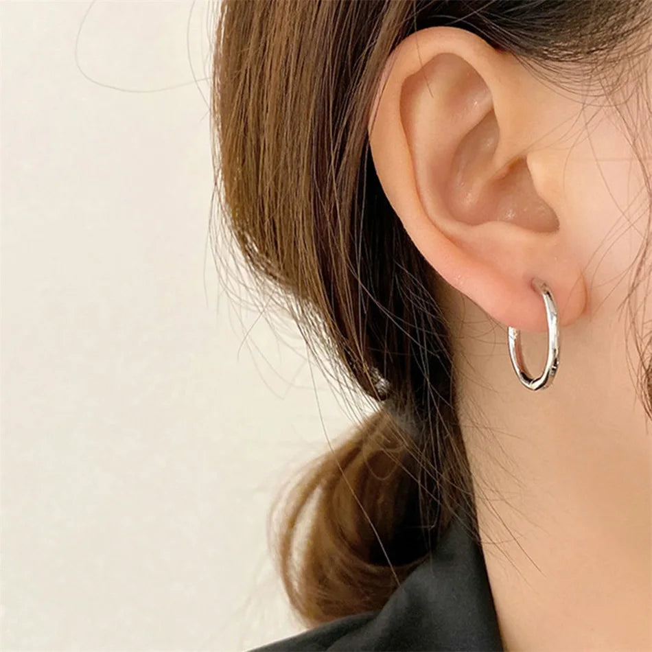 Round Glossy Earrings
