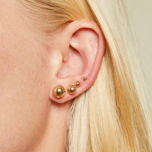 Pierced Allergic Stud Earrings
