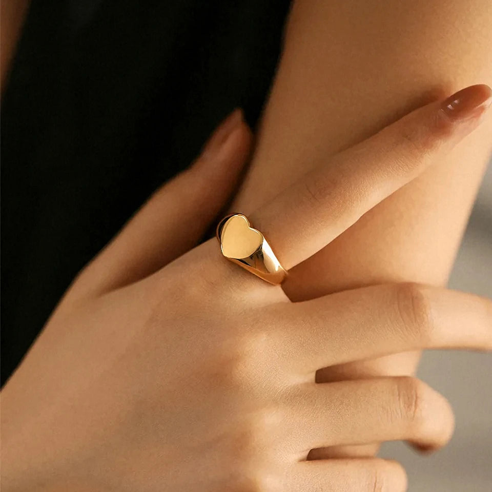 Couple Heart Ring