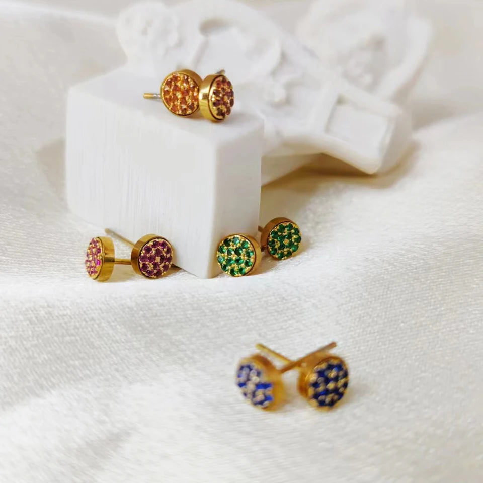 New Birthstone Pierced Earrings