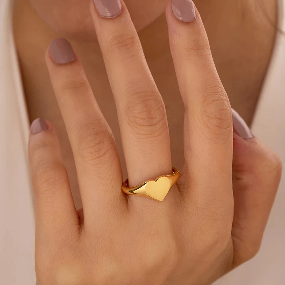 Couple Heart Ring