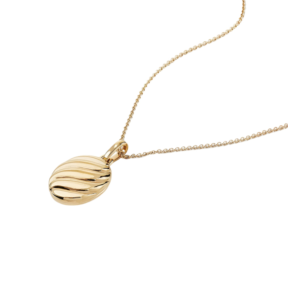 Classic Croissant Pendant Necklace