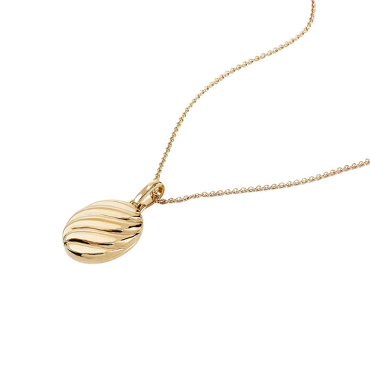 Classic Croissant Pendant Necklace