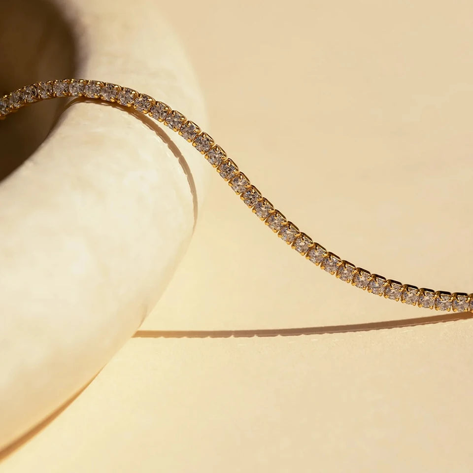 Fashion Crystal High Quality  Necklace Ladies