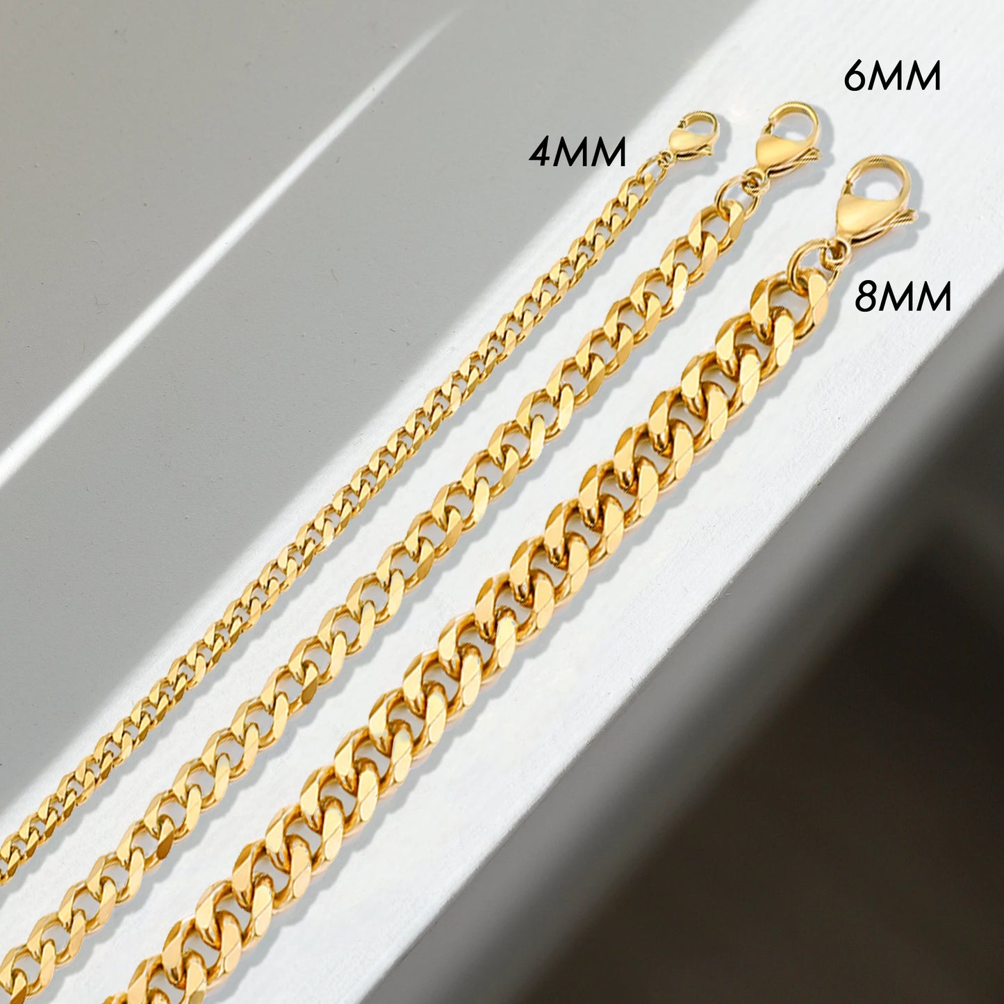Bracelet Classic Trendy Punk Charms Cuban Chain