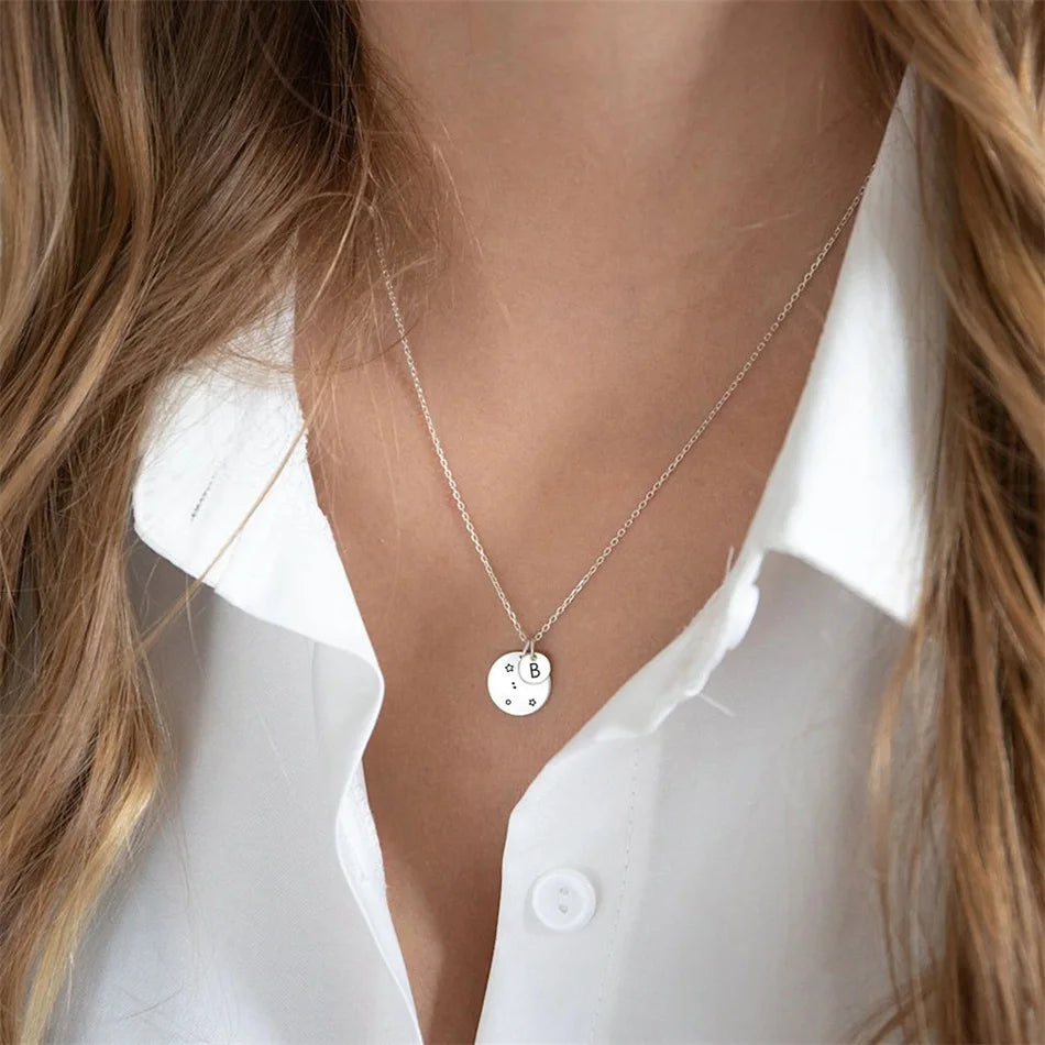 Laser Engrave Custom Heart Necklace pattern Sign