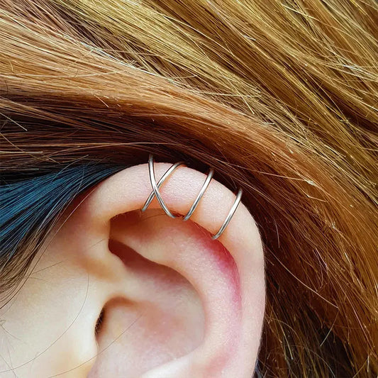 Trendy ear cuff earrings