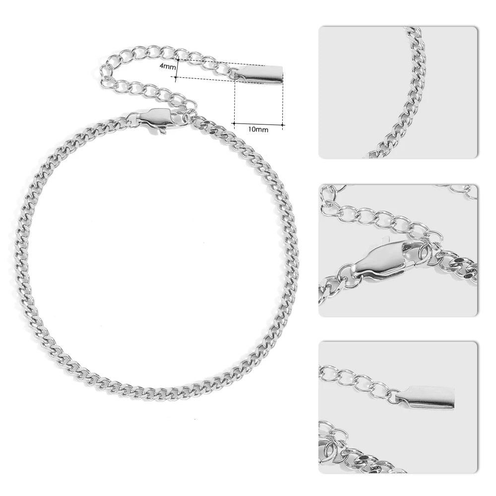 Cuban Chain Anklets