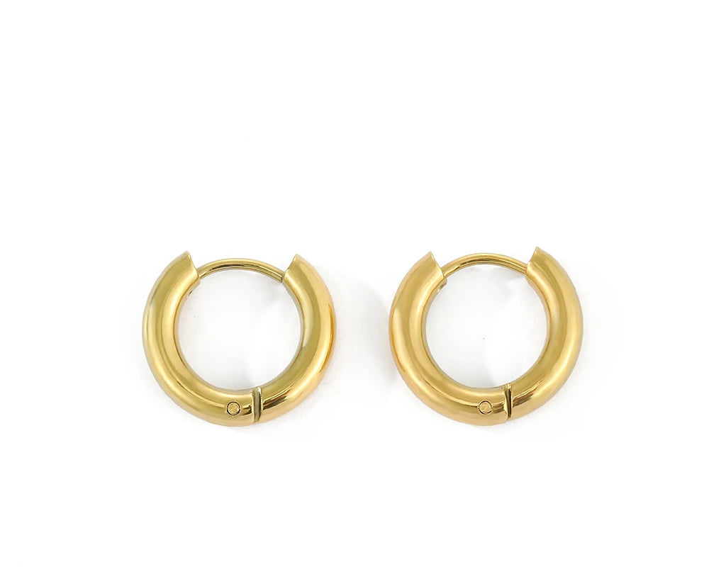 Round Glossy Earrings