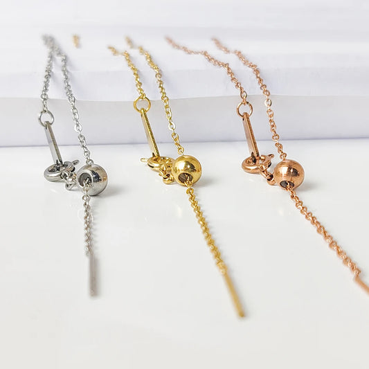 adjustable gold color chain bracelets for women