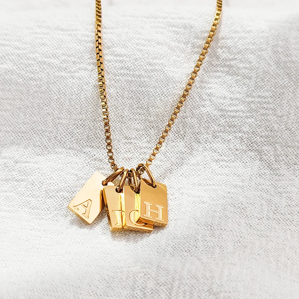 Initial Letter Name  Necklace