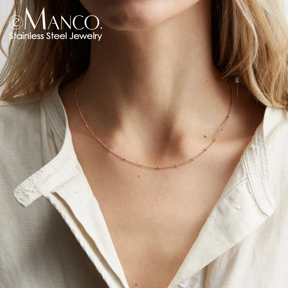 Chain Choker Necklace Women Chain Necklace