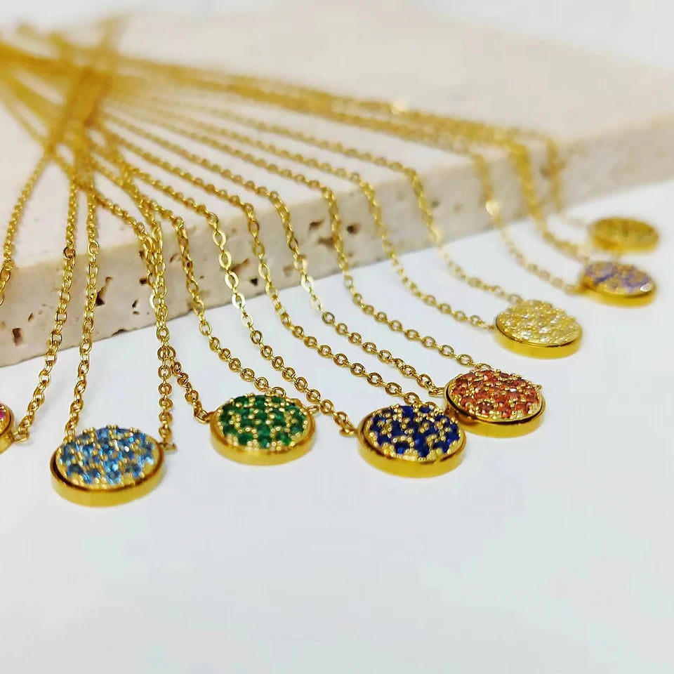 Birthstone Zirconia Necklace