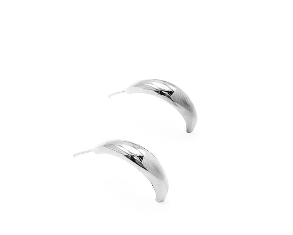 Simple Women Chunky Hoops Earrings