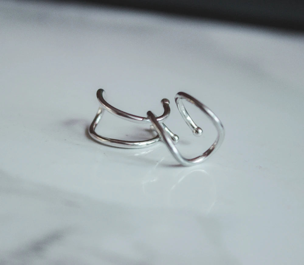 Trendy ear cuff earrings