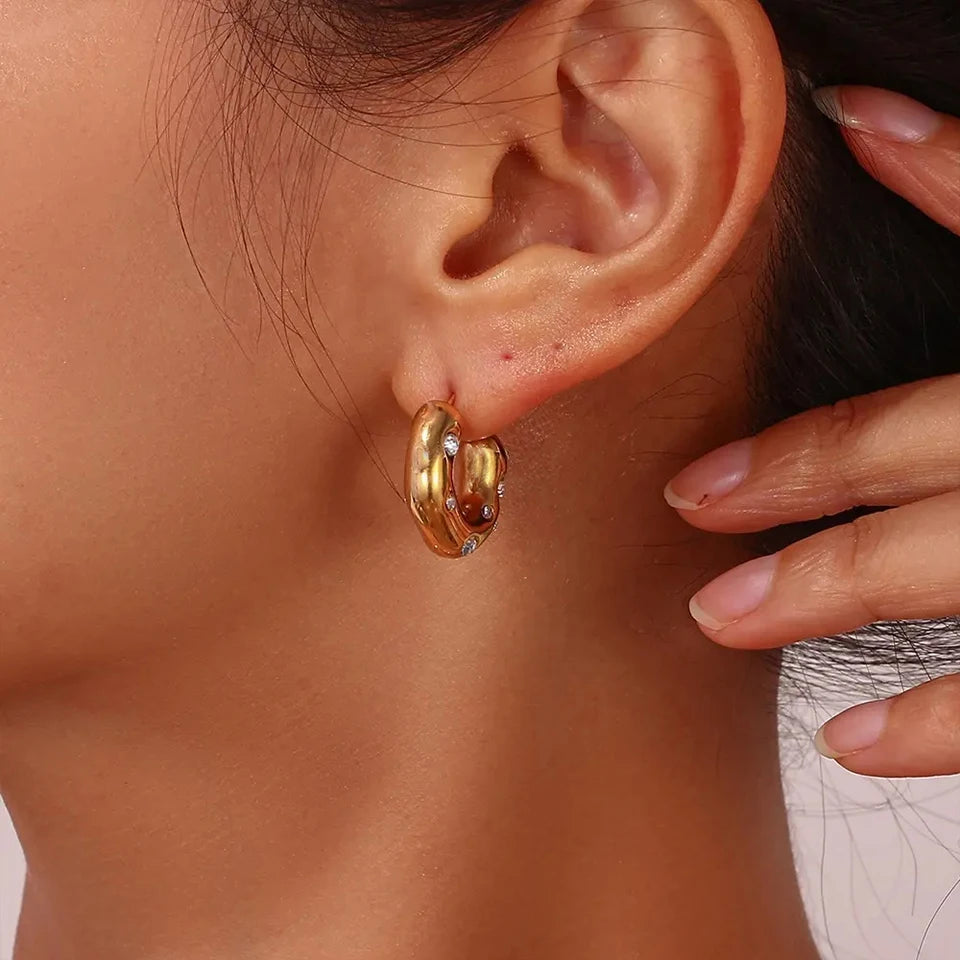 Sparkling Rhinestones  Earrings