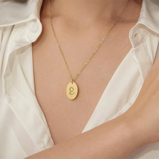 Laser Engrave Month Flower Necklaces