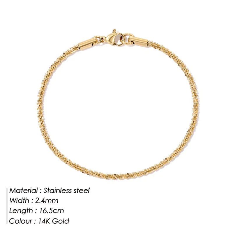 BELLUCCIE Silver Gold Colour Sparkling Gypsophila Adjustable Bracelet & Bangle For Women Fine Fashion Jewelry Wedding Party Gift