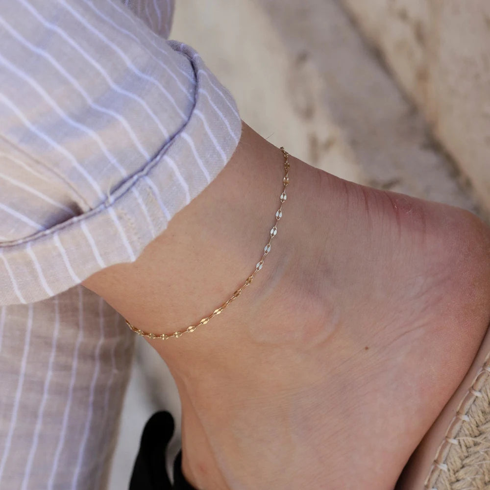 Fish Lips Chain Anklet