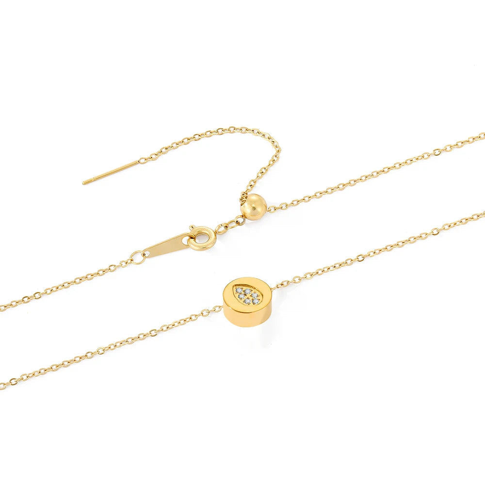 Simple Temperament Round Pendant Fashion