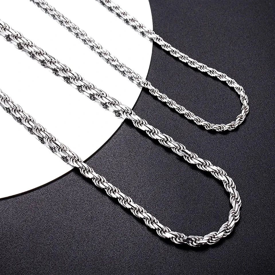 2/3/4/5MM 316 Rope Chain Necklace