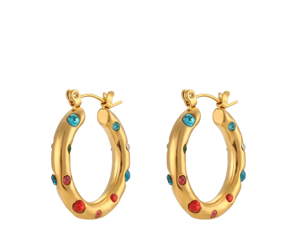 High Grade Rhinestone Earrings