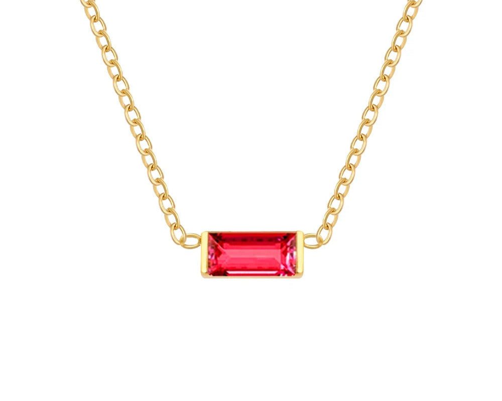 Colorful Cubic Zirconia Pendant