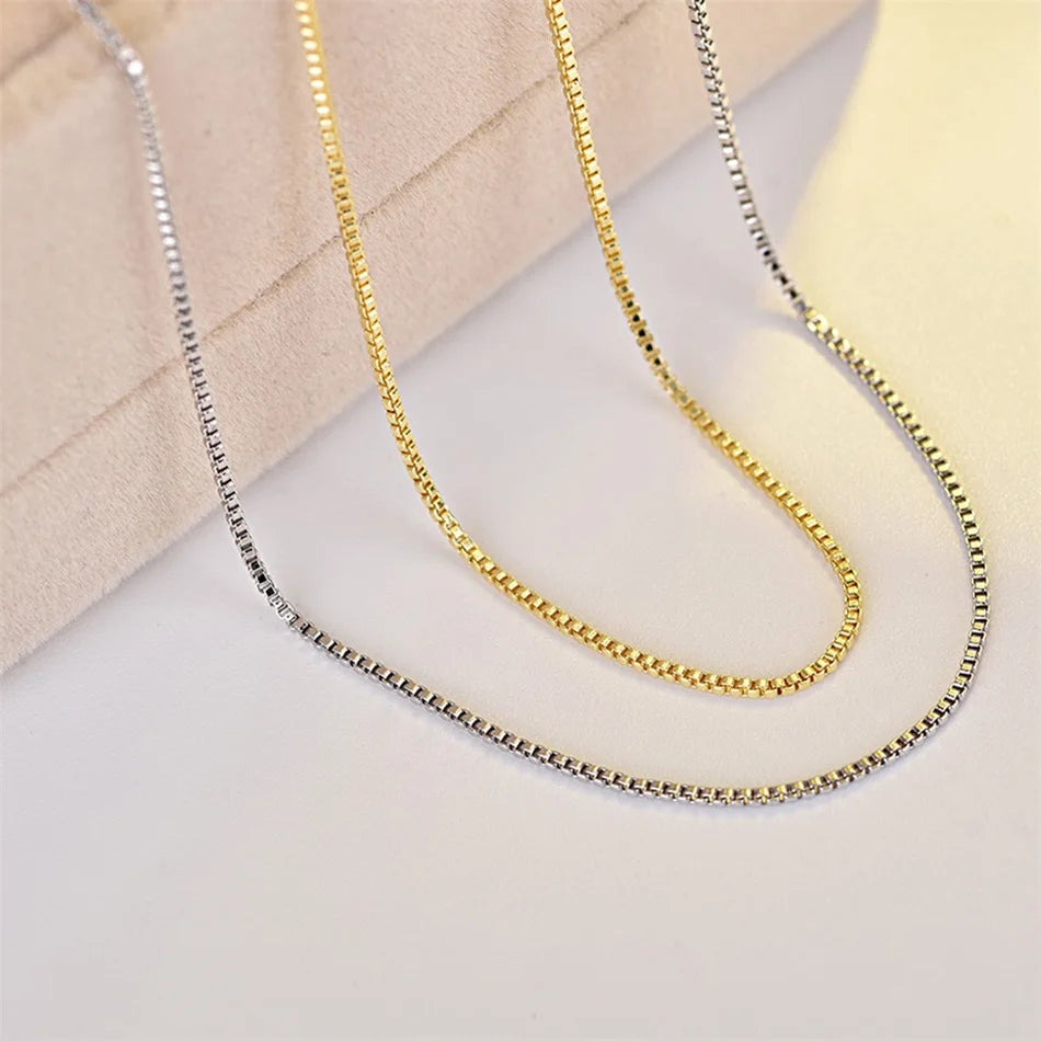 Snake Box Chain Chocker Necklace