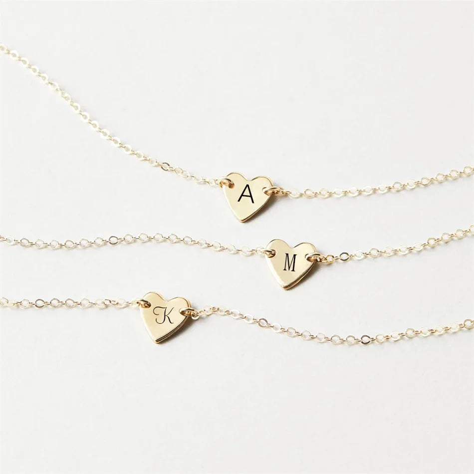 Engrave Artistic Font Alphabet Bracelet for Women