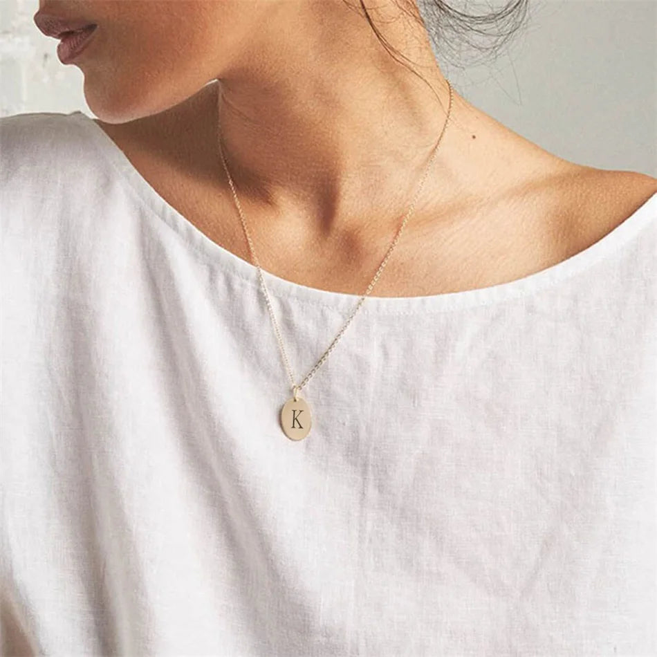 Laser Engrave Month Flower Necklaces