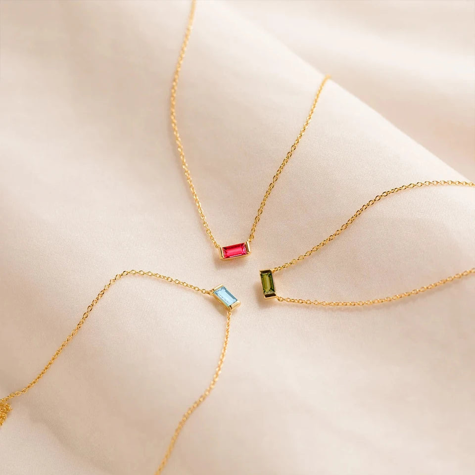 Colorful Cubic Zirconia Pendant