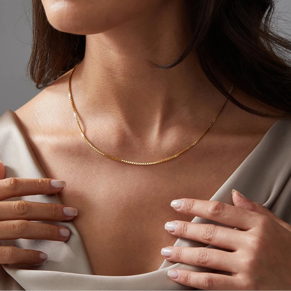 Men's Box Chain Necklace