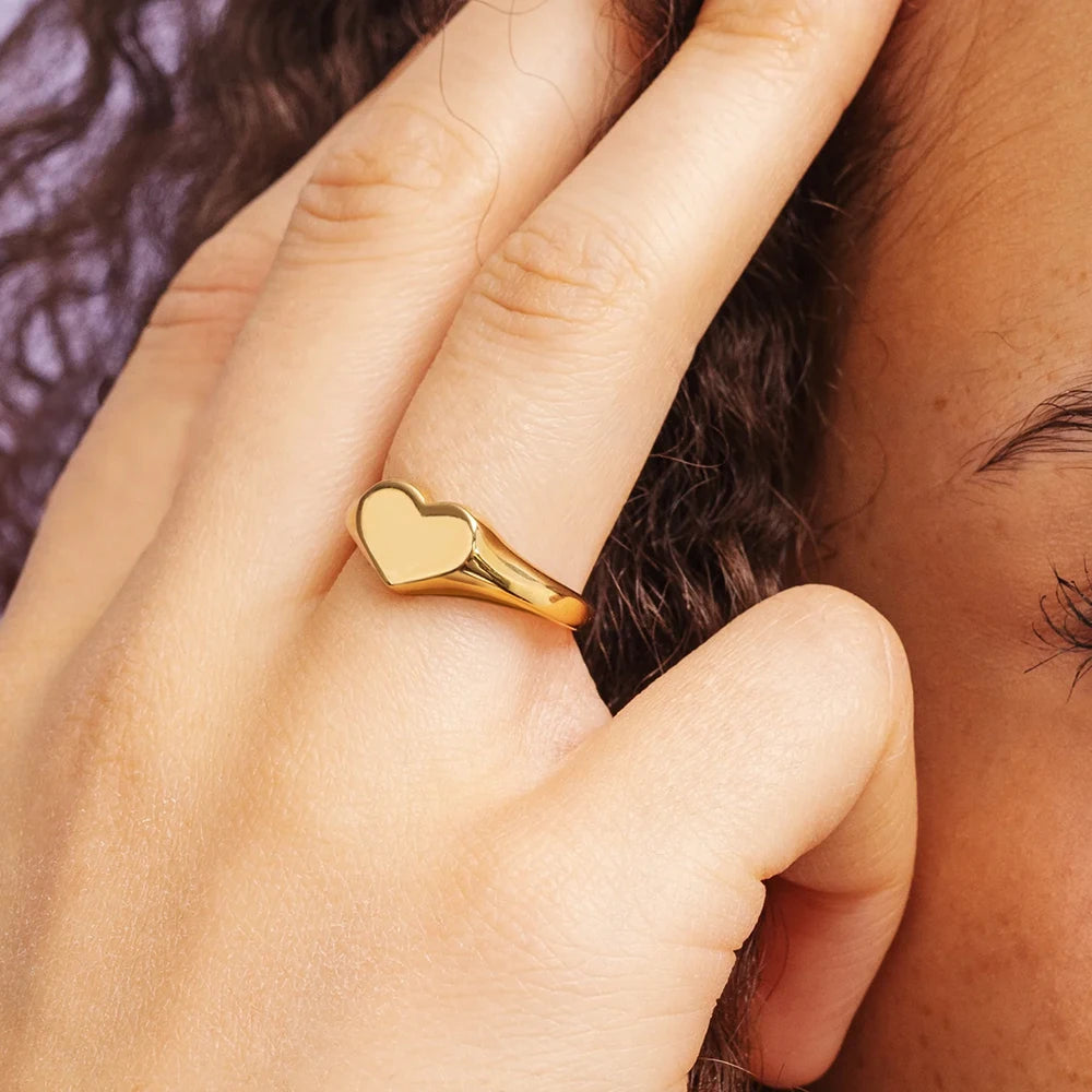 Couple Heart Ring