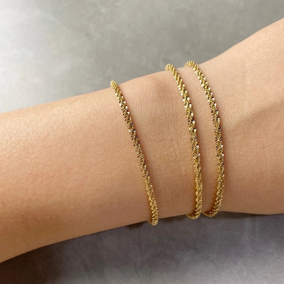 Sparkling Gypsophila Bracelet