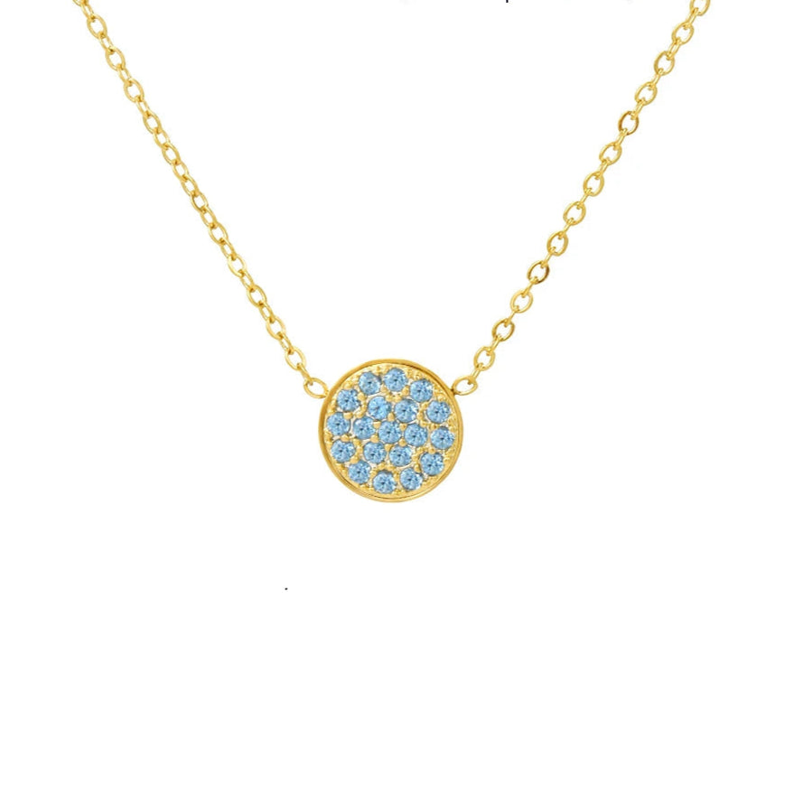 Birthstone Zirconia Necklace