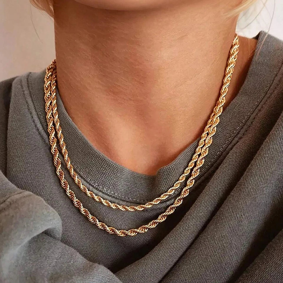 2/3/4/5MM 316 Rope Chain Necklace