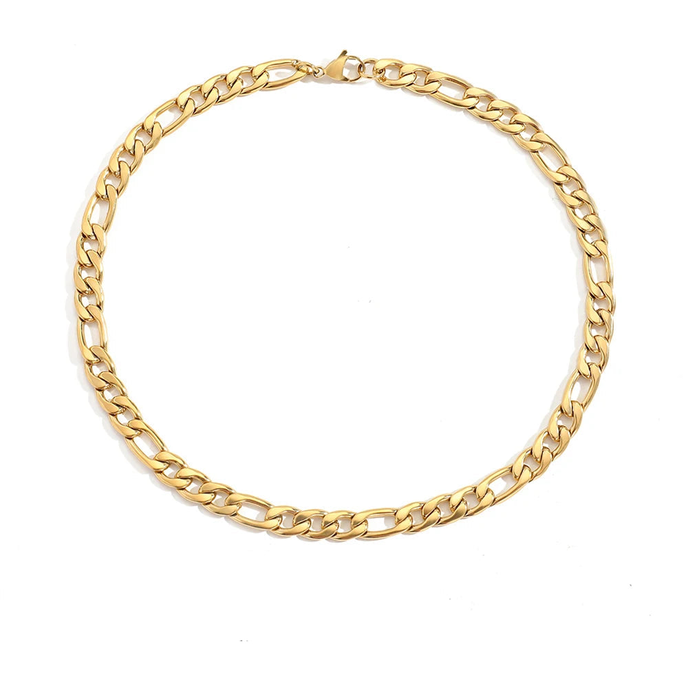 Figaro Link Chains Necklace
