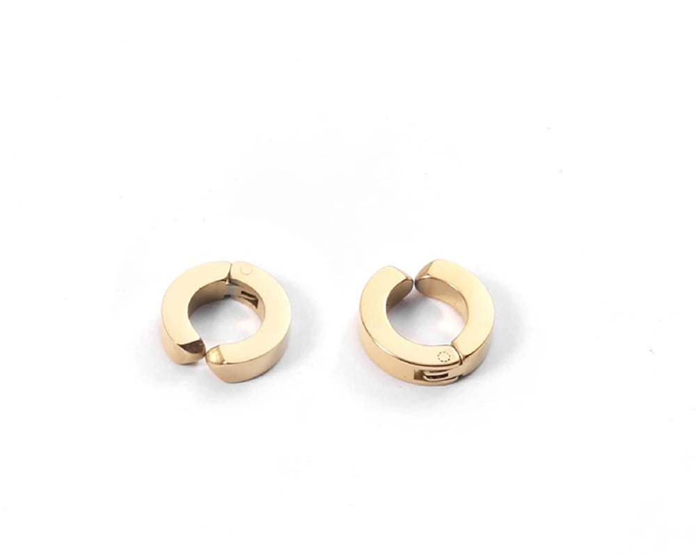 Fashion Gold Size Circle Earrings