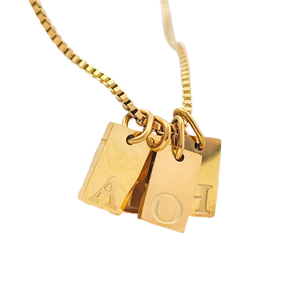 Initial Letter Name  Necklace
