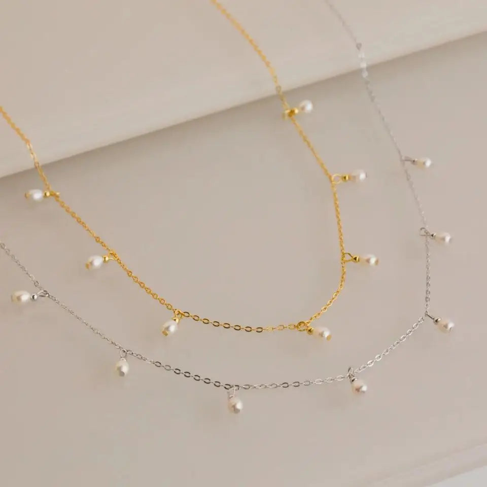 New Pearl Pendant Necklace