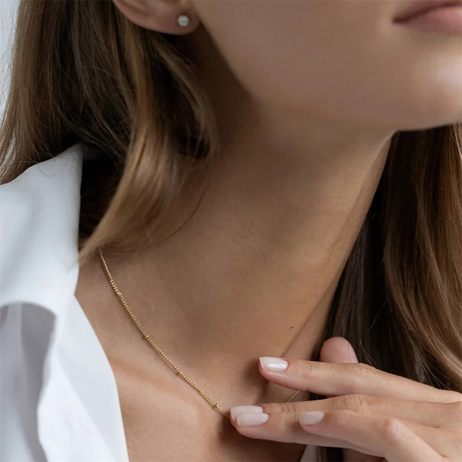Chain Choker Necklace Women Chain Necklace